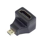 PremiumCord Adapter Micro HDMI Male na HDMI Female zahnutý do pravého úhlu 90°