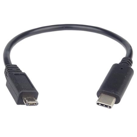 PremiumCord Adaptér USB 3.1 konektor C/male - USB 2.0 Micro-B/male, 0,2m