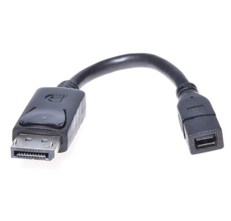 PremiumCord DisplayPort adapter na mini, DP/Male - mini DP/Female, 17cm