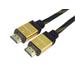 PremiumCord GOLD HDMI High Speed + Ethernet kabel, zlacené konektory, 5m