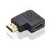 PremiumCord HDMI adaptér 19pin Female - 19pin Male do úhlu 90° levá