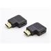 PremiumCord HDMI adaptér 19pin Female - 19pin Male do úhlu 90° levá