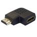 PremiumCord HDMI adaptér 19pin Female - 19pin Male do úhlu 90° levá