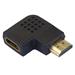 PremiumCord HDMI adaptér 19pin Female - 19pin Male do úhlu 90° pravá