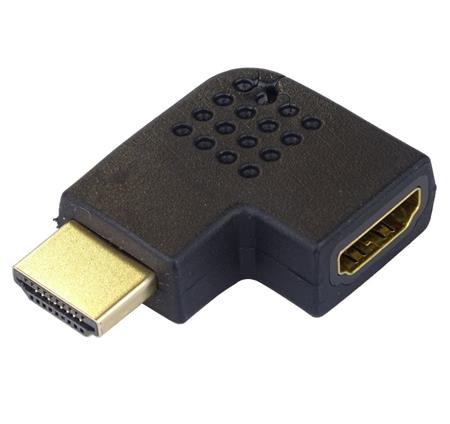 PremiumCord HDMI adaptér 19pin Female - 19pin Male do úhlu 90° pravá