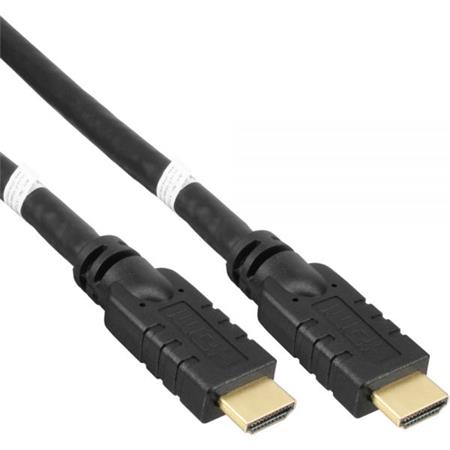 PremiumCord HDMI High Speed with Ether.4K@60Hz kabel se zesilovačem,20m, 3x stínění, M/M, zlacené konektory,