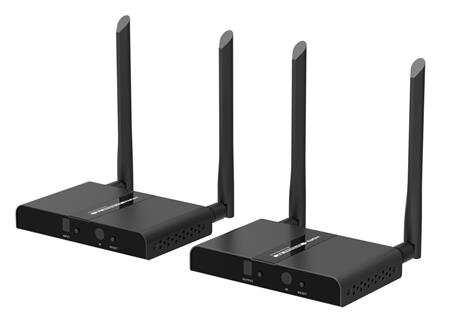 PremiumCord HDMI Wireless extender na 100m, pásmo 5.8GHz, umožňující matrix zapojení 2 vysílače a 2 přijímače