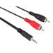 PremiumCord Kabel Jack 3.5mm-2xCINCH M/M 1,5m