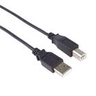 PremiumCord Kabel USB 2.0, A-B 5m, barva černá