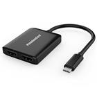 PremiumCord MST Adaptér USB3.1 typ-C - 2x HDMI, rozšíření+zrcadlení+2 obrazy, 4K*2K@60Hz