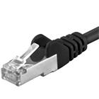 Premiumcord Patch kabel CAT6a S-FTP, RJ45-RJ45, AWG 26/7 5m černá