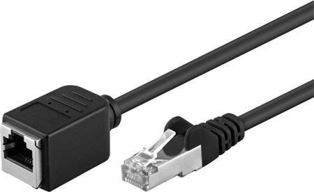 PremiumCord Prodlužovací Patch kabel F/UTP RJ45-RJ45 M/F 15m