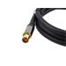 PremiumCord TV antenní HQ propojovací kabel M/F 75Ohm (135dB) 4x stíněný 3m