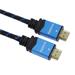 PremiumCord Ultra HDTV 4K@60Hz kabel HDMI 2.0b kovové+zlacené konektory 0,5m bavlněné opláštění kabelu