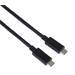 PremiumCord USB-C kabel ( USB 3.1 generation 2, 5A, 20Gbit/s ) černý, 0,5m