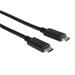PremiumCord USB-C kabel ( USB 3.1 generation 2, 5A, 20Gbit/s ) černý, 1m