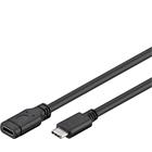 PremiumCord USB- C prodlužovací kabel (USB 3.1 generation 1), C/M - C/F, 1m