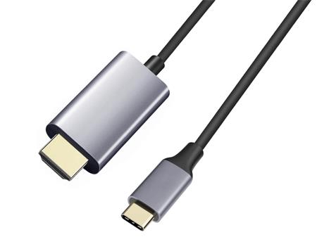 PremiumCord USB3.1 typ-C na HDMI kabel 1,8m rozlišení obrazu 4K*2K@60Hz Aluminium