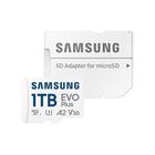 Samsung EVO Plus micro SDXC 1TB UHS-I U3 Class 10 + Adaptér Bílá