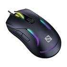 Sandberg LightFlow 6D Gamer Mouse, herní myš, 3600dpi, LED podsvícení, černá