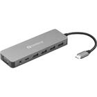 Sandberg USB-C Travel Dock, cestovní dokovací stanice13-v-1 , USB port, HDMI, VGA,Ethernet port...