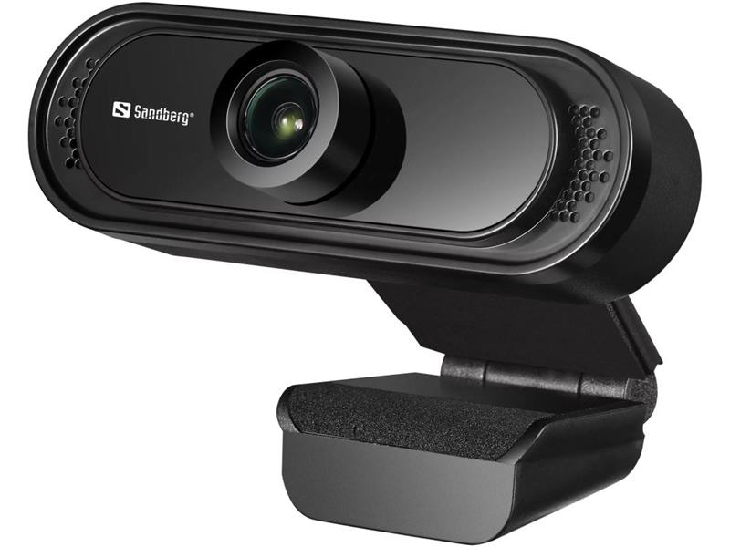 Sandberg Webová kamera, USB Webcam Saver 1080P, černá