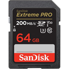 SanDisk Extreme PRO 64 GB SDXC Memory Card 200 MB/s and 90 MB/s, UHS-I, Class 10, U3, V30