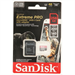 SanDisk Extreme PRO microSDXC 256GB + SD Adapter 200MB/s and 140MB/s A2 C10 V30 UHS-I U3