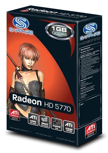 Sapphire Vga Ati Radeon Hd 5770 1gb Gddr5 128 Bit 850 10 2xdvi Hdmi Dp Pci