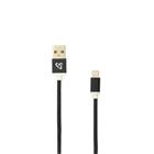 SBOX kabel iPhone/8pin, 1,5m, blistr, černá