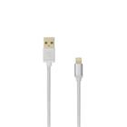 SBOX kabel iPhone/8pin, 1,5m, blistr, stříbrná