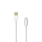 SBOX kabel USB- USB-TYP C M/M, 1,5m, blistr, bílá