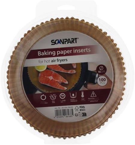 ScanPart Pečicí papír průměr 16cm 100ks SCA2910070002