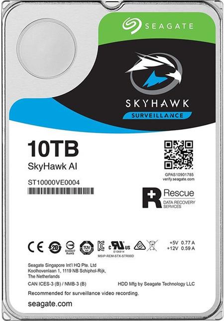 Seagate SkyHawk AI, 3,5" - 10TB