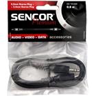 Sencor 3,5 mm stereo jack - 3,5 mm stereo jack, kabel,Délka: 1,5m