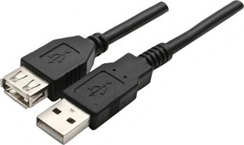 SENCOR Prodlužovací USB kabel,USB 2.0 A konektor - USB 2.0 A zásuvka,Prodlužovací kabel,Délka 1,5m