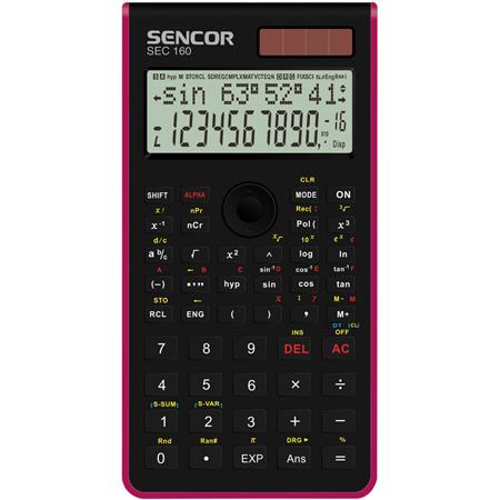 Sencor SEC 160 RD Školní kalkulačka
