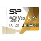 Silicon Power memory card Superior Pro Micro SDXC 512GB UHS-I U3 V30 +adapter