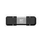 Silicon Power Pendrive C51 256GB USB-A USB-C 200MB/s Silver