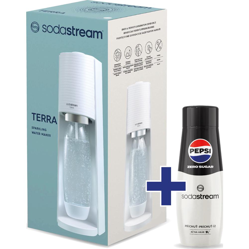 SODASTREAM TERRA White + PEPSI MAX