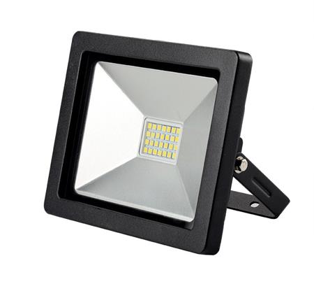 Solight LED venkovní reflektor SLIM, 20W, 1400lm, 3000K, černá