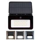 Solight WL913 LED solární reflektor se senzorem, 6W, 660lm, 3CCT, Li-Ion, černá