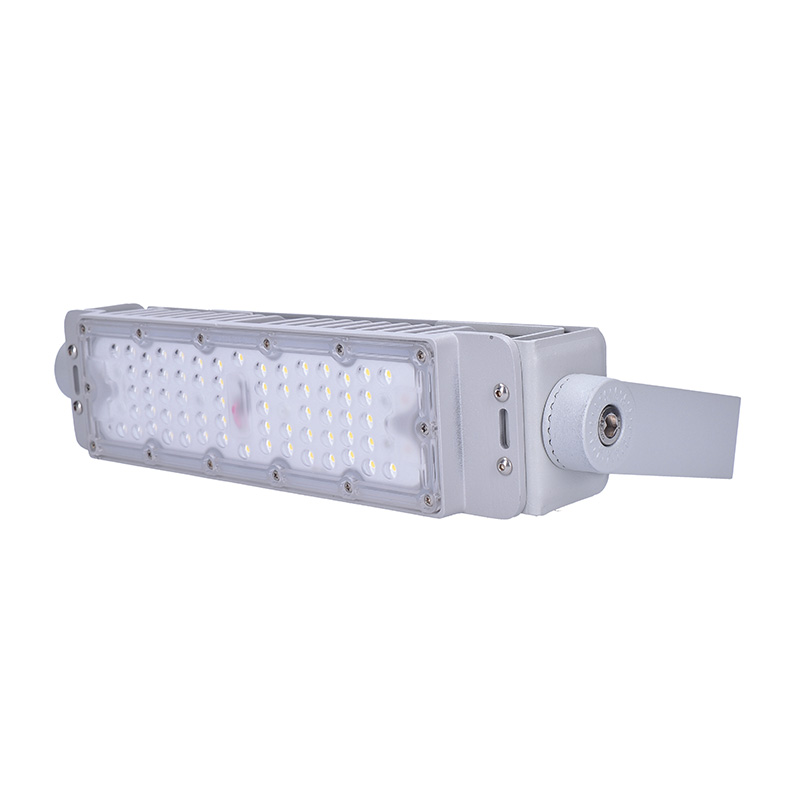 Solight LED venkovní reflektor Pro+2, 50W, 7500lm, 4000K, IP65 šedá; WM-50W-PP-1