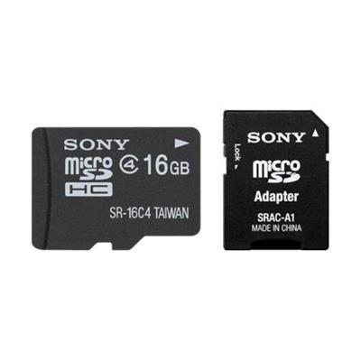 Sony microSDHC 16GB Class 4 + SD adaptér