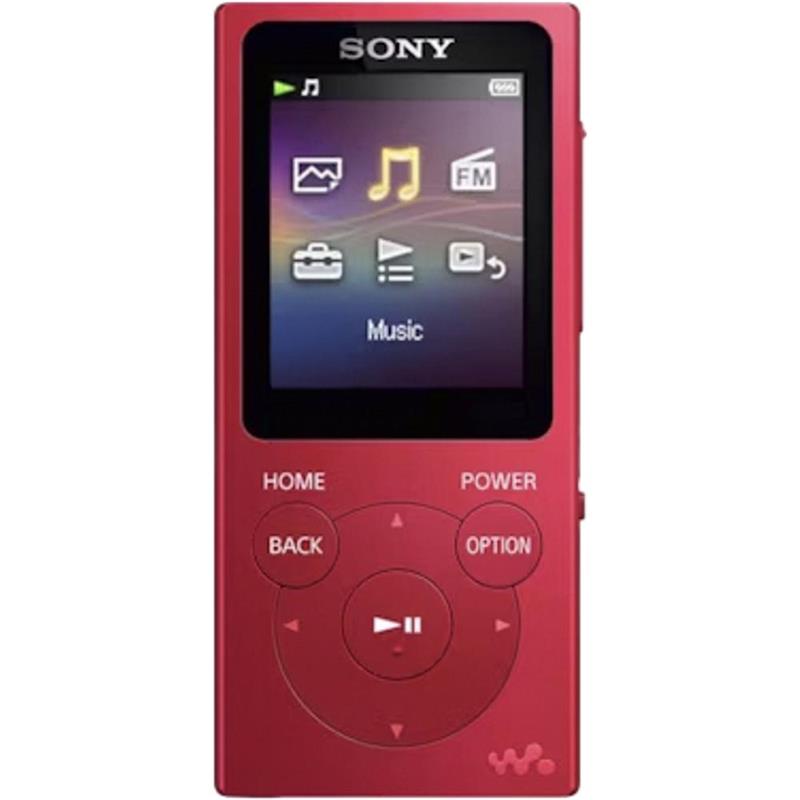 Sony NWE394R digitální Walkman červený