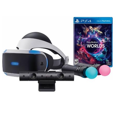 Sony PlayStation VR V2 + 2x PS Move + PlayStation 4 Camera V2 + VR Worlds (PS4)