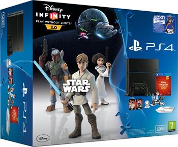 Sony PS4 Playstation 4 500GB Black + Disney Infinity 3.0