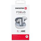 Swissten bluetooth ANC sluchátka Focus bílá