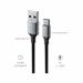 Swissten Datový kabel textile II USB USB-C 1,5 m černý