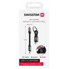 Swissten Magnetický Keychain kabel USB-C Lightning 9,7 cm